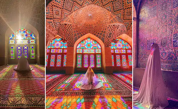 The Pink Mosque in Shiraz