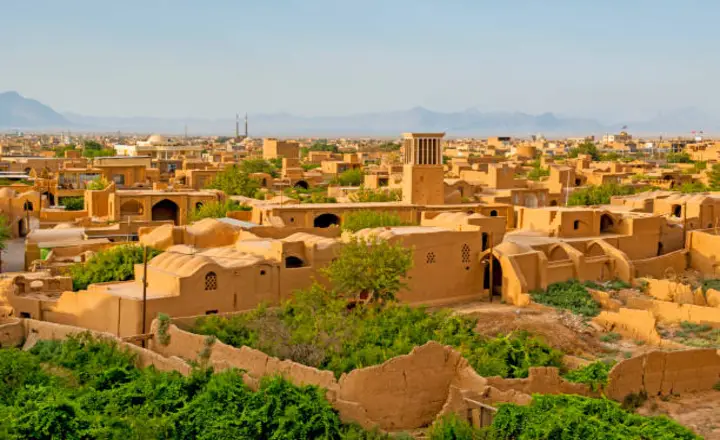 The old texture of Yazd