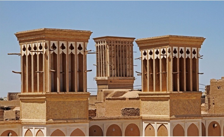 Windcatchers in Yazd