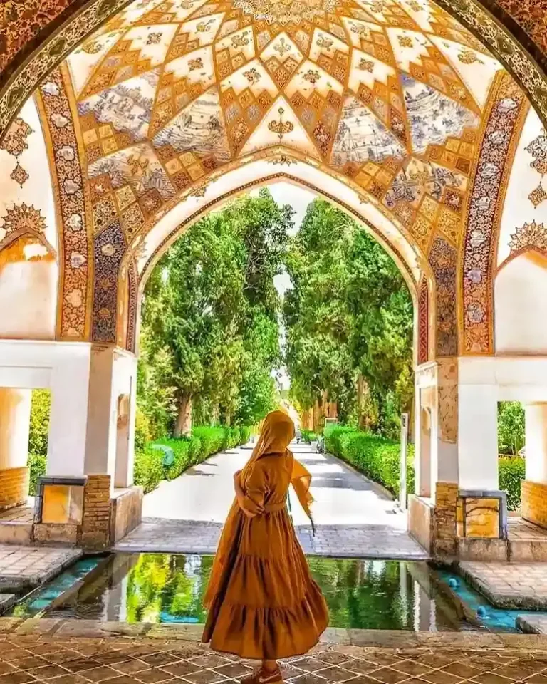 fin garden in Kashan