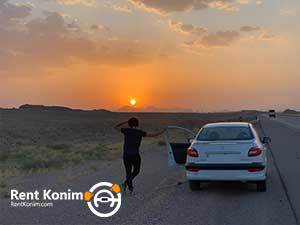 road trip in iran