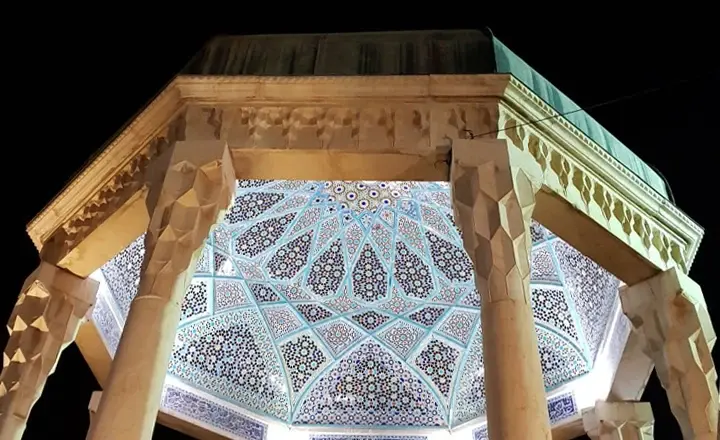 Hafez tomb in Shiraz