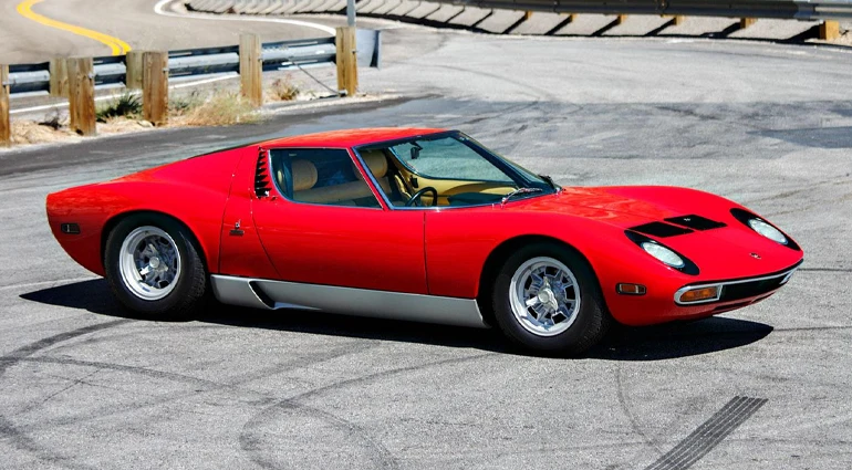 لامبورگینی میورا​ یکی از بهترین ماشین لامبورگینی