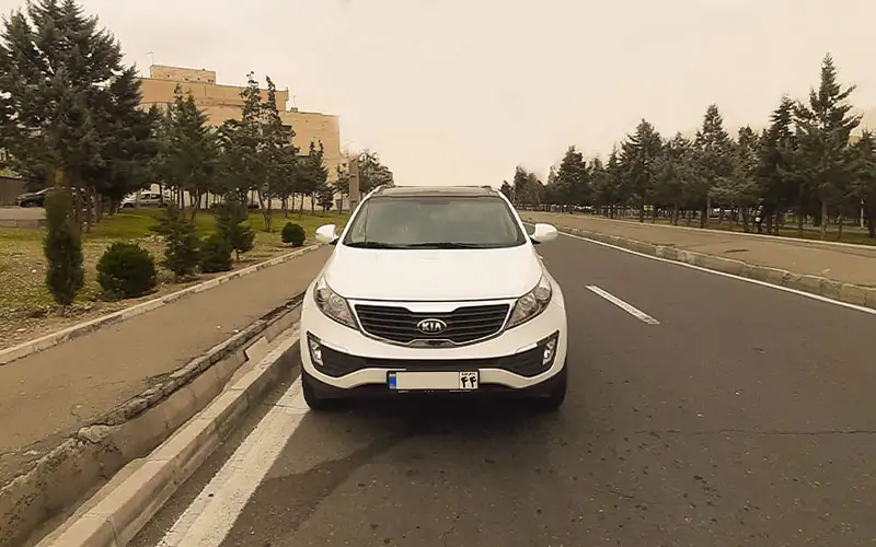 Kia Sportage rental in Iran