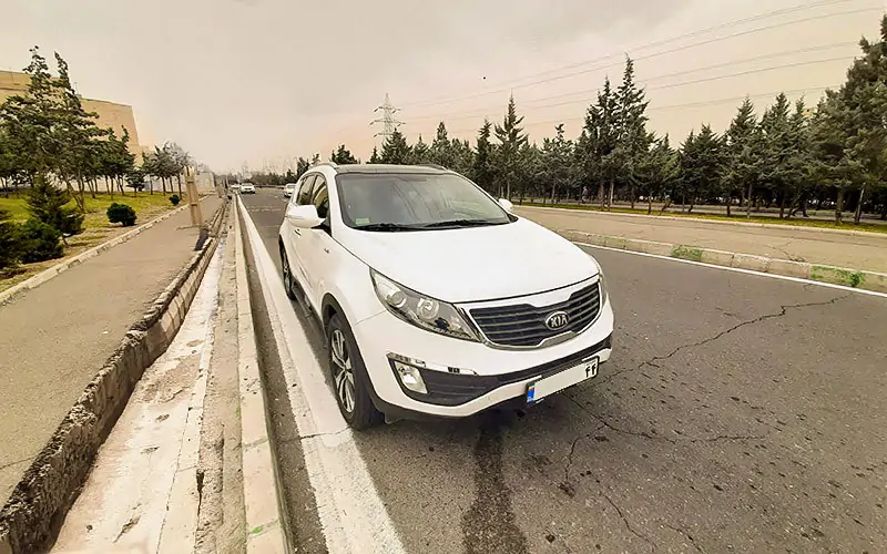 Kia Sportage rental in Iran