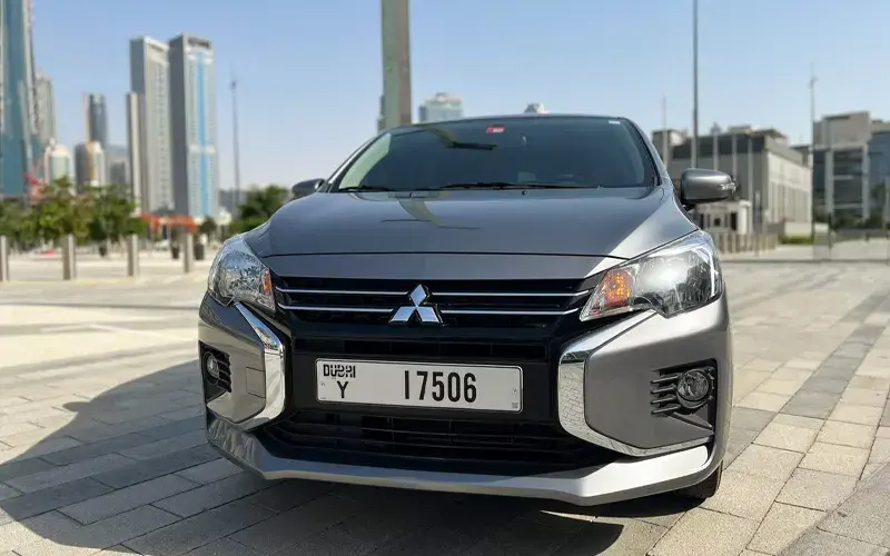 rental mitsubishi attrage in Dubai