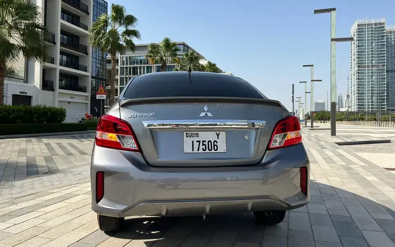 rental mitsubishi attrage in Dubai