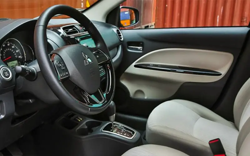 rental mitsubishi attrage in Dubai