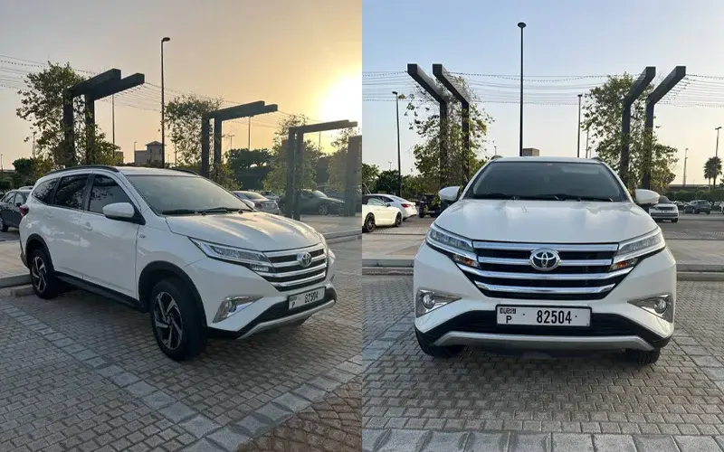 toyota rush rental in dubai