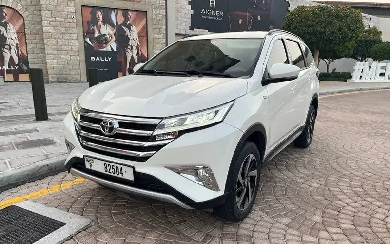 toyota rush rental in dubai