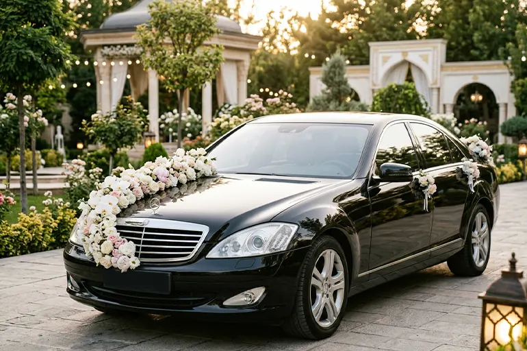 بهترین ماشین عروس بنز S500