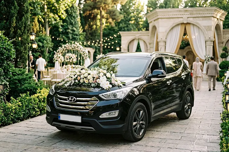 بهترین ماشین عروس هیوندای سانتافه​