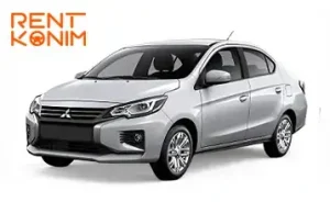 Mitsubishi attrage rental in Dubai