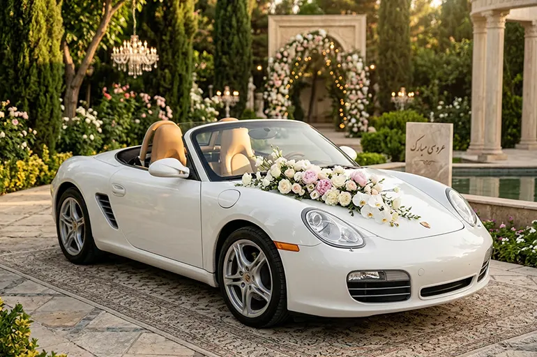 بهترین ماشین عروس پورشه باکستر​