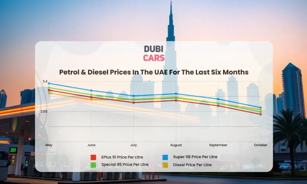 Current petrol Prices in Dubai