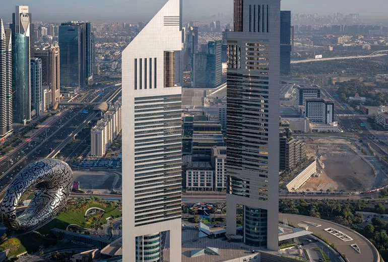 هتل جمیرا امارات تاورز یکی از بهترین هتل های دبی