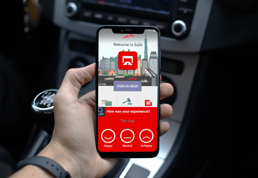 اپلیکیشن RTA دبی برای مدیریت و پرداخت سالیک