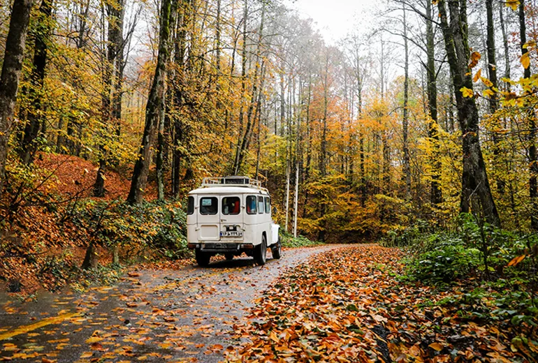 ایرانگردی با ماشین در فصل پاییز​