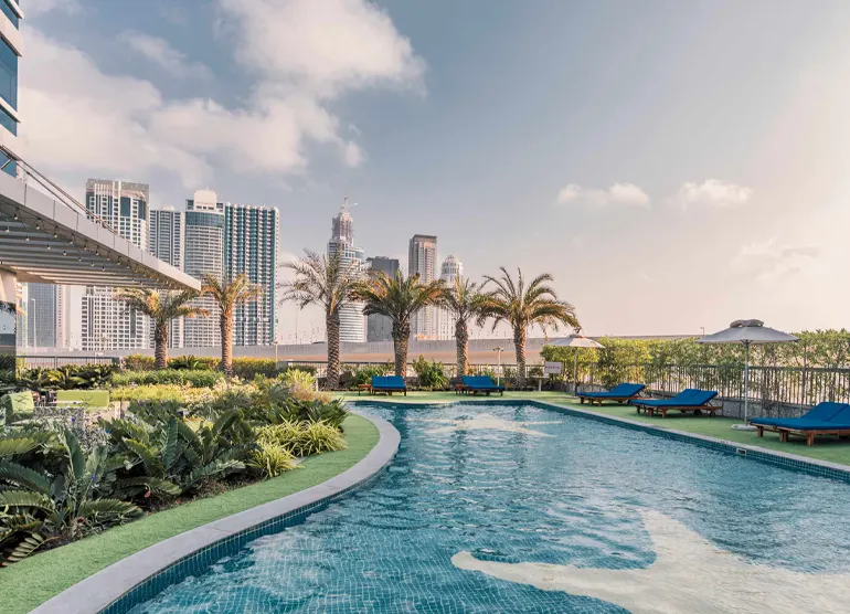 استخر دبی مارینا از استخرهای دبی