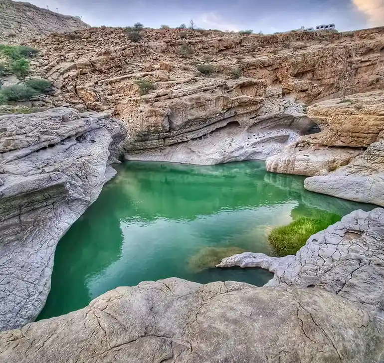استخرهای طبیعی وادی بنی خالد عمان