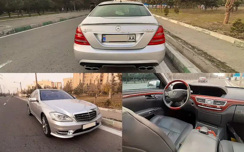 اجاره بنز s500 در تهران