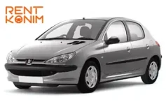 Peugeot 206 rental in Tehran | Rent a 206 without a driver