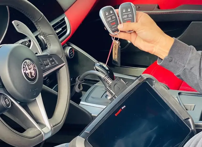 Do not leave a spare key near your vehicle