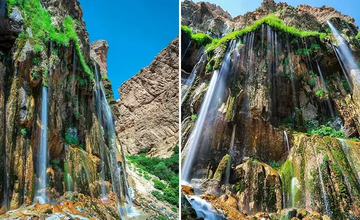 آبشار مارگون؛ یکی از جاذبه‌های دیدنی شیراز