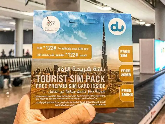 Dubai sim card for tourists