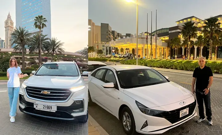Rental car in Dubai