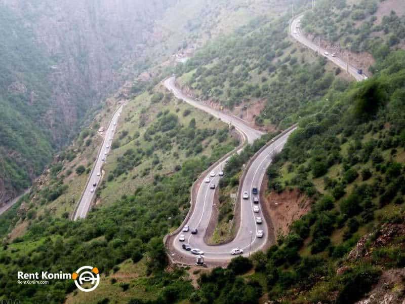 زیباترین جاده های شمال ایران