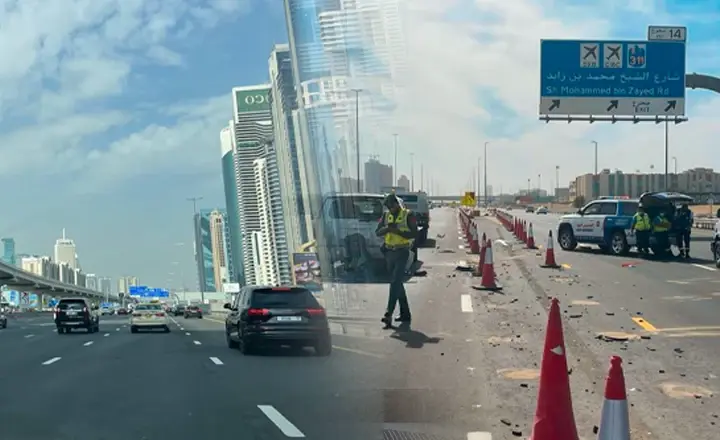 تصادف در دبی
