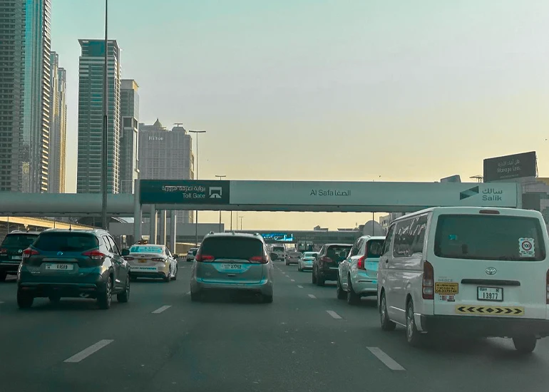 Driving in Dubai